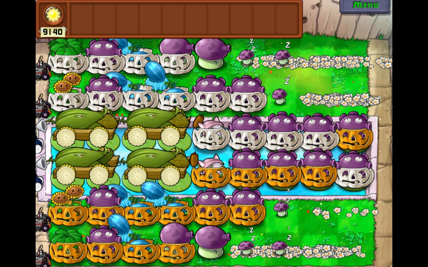 Plants vs zombies бесконечное