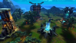 Kirin Town, the main area of the Primal World.