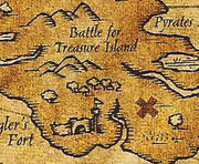 Battle for Treasure Island map