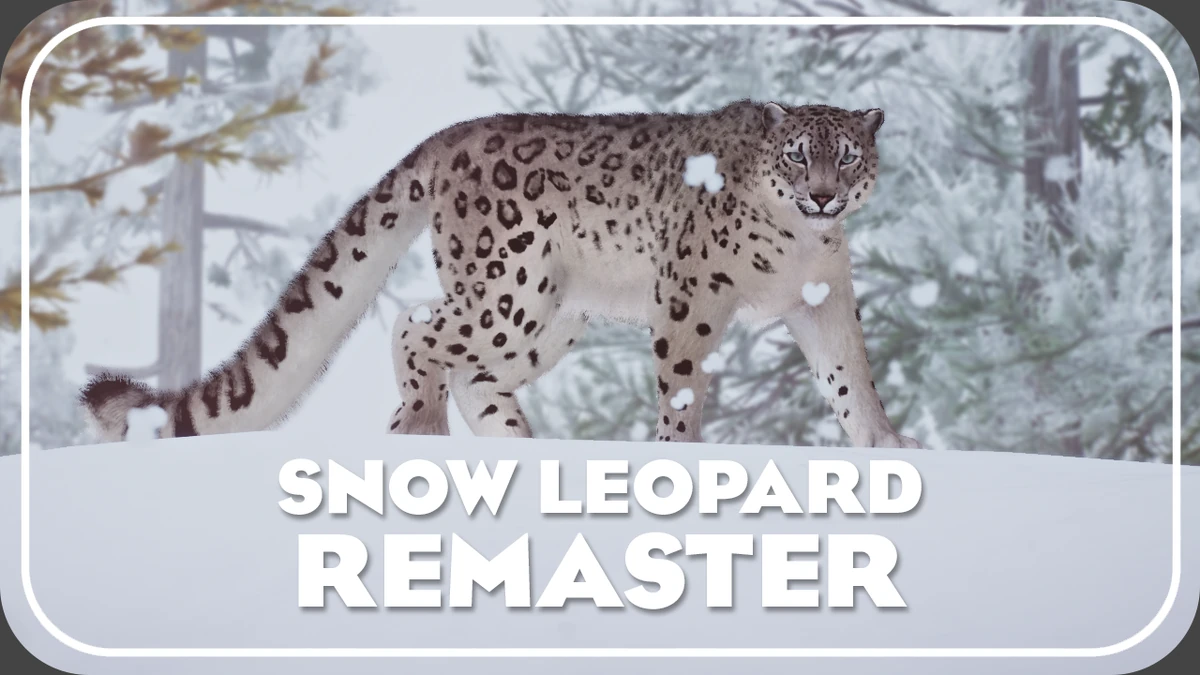 Snow Leopard Remaster (Gabboi) Zoo Modding Library Wiki Fandom