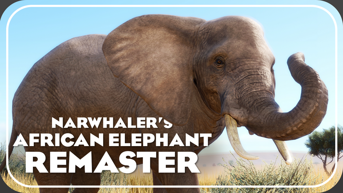 African Elephant Remaster (Narwhaler) | Planet Zoo Modding Library Wiki