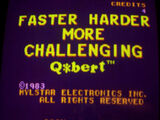 Faster Harder More Challenging Q*bert