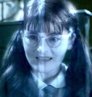 After her murder, Myrtle returned as a  to haunt Hogwarts and .