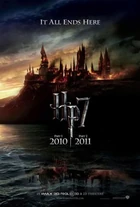 Harry Potter and the Deathly Hallows two-part poster.