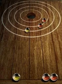 A game of Gobstones, "Snake Pit" Rules.