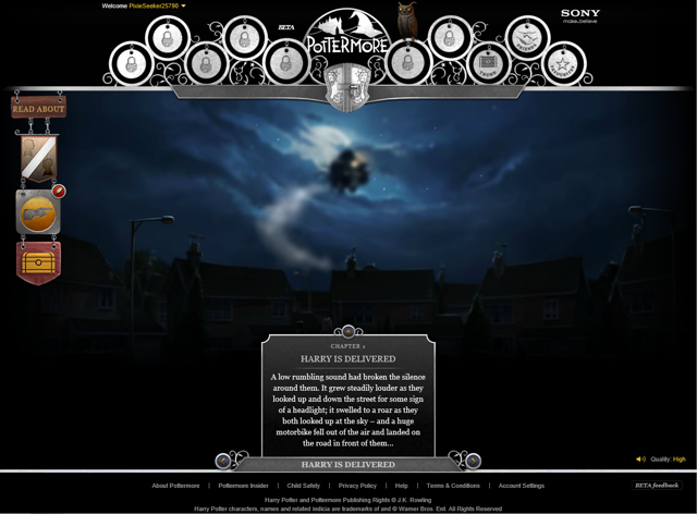 Pottermore Sneak Peek: See 7 Screens!