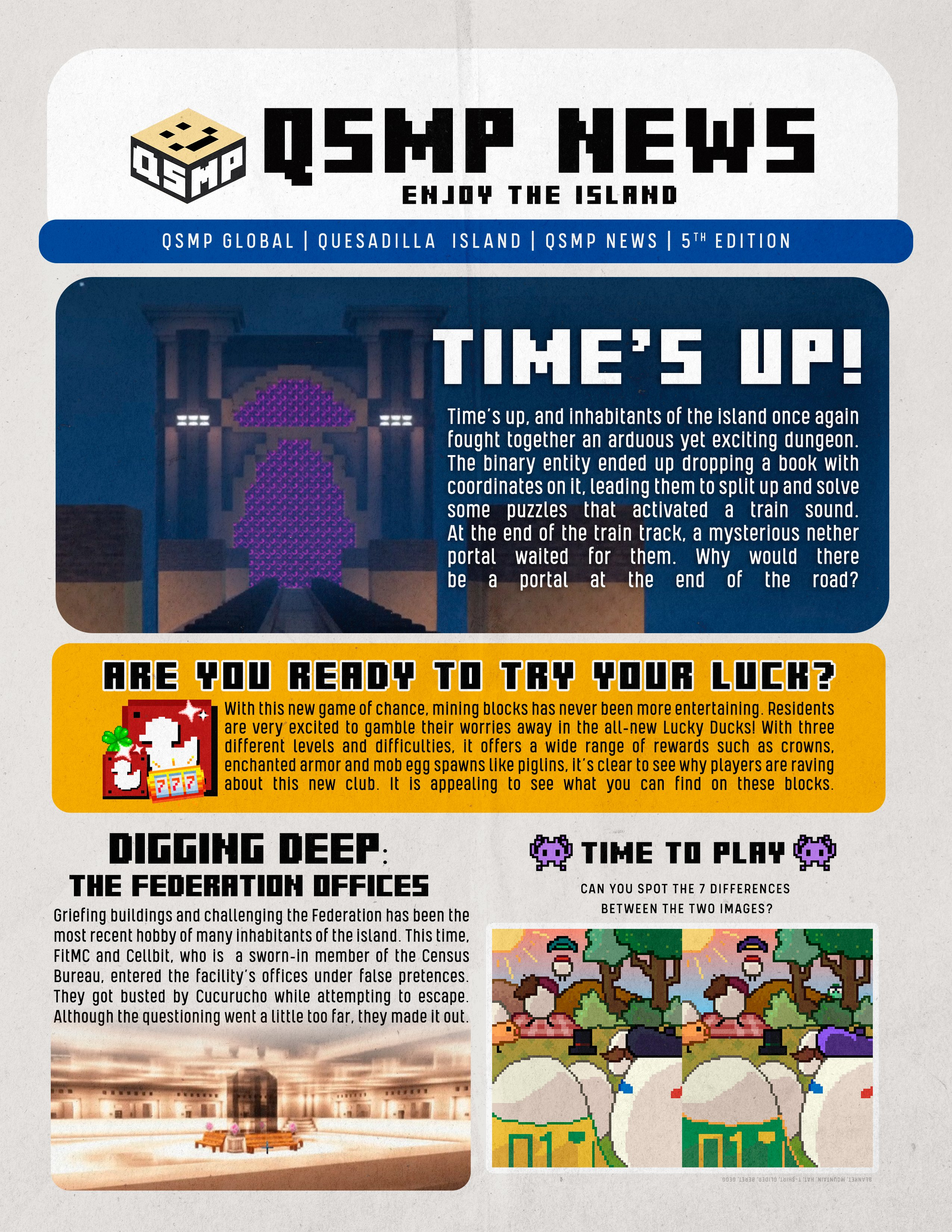 Updates on Quackity! — QSMP Updates tweeted! Here's the eggs!