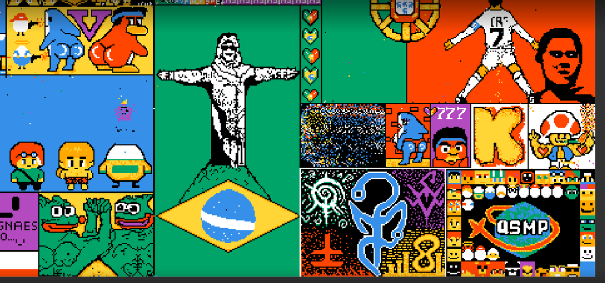 The alliance with the strongest defense is that of Portugal with Brazil :  r/place