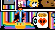 A mini Techno memorial and Philza hardcore heart mug in the r/placepride flag area.