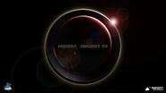 Monday, January 22, Button with a sun glare. [44]