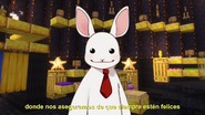 Mr. Bunny facing front at the Cutscene ending.