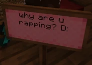 why are u rapping? D: