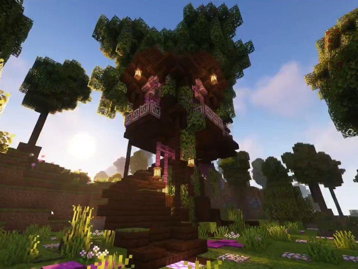 Casa na Árvore  Tree House Minecraft Map