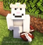 Cucurucho wearing a crown