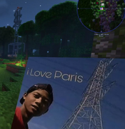 IRL picture of Max on his antenna.