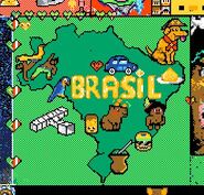 Forever's map of Brasil with additional icons.