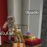 Quacki and the Forgotten Ghost sitting together