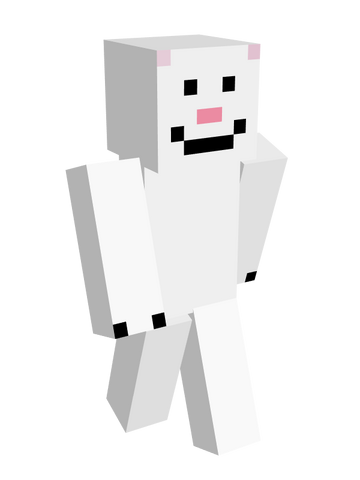 Quackity Skin for Paper Craft Minecraft Skin