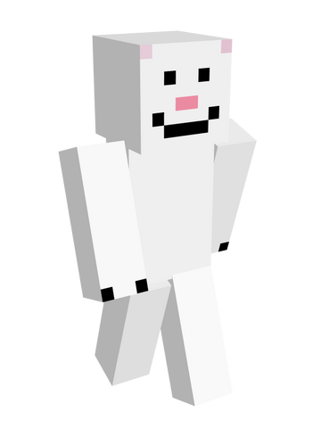 Quackity Skin for Paper Craft Minecraft Skin