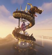 Foolish's Dragon Statue and main home base