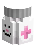 Cucurucho's face in the Risus Potion