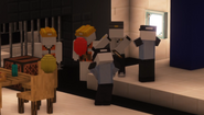 Faceless Workers dancing