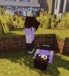 Jaiden looking at her corpse