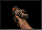 El Blaster, como se ve en el manual de Quake II