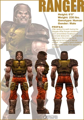 Ranger, as he appears in Quake 3