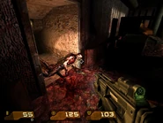 Quake4-09.jpg (45 KB) Kane witnessing Slimy Transfer crawl out from the hole.