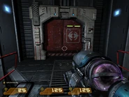 Now take out your Dark Matter Gun and head through the next door.