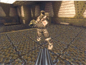 E3M1: Termination Central. Supershotgun model from Qtest, and the level has different place for elevator button (like in Beta3).