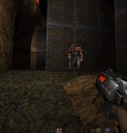 The first enemy of the game.