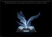 Ghostpetals, a translucent, semi-intangible plant that grows only near the Fathom Orb, permanently phased by its energy. A reminder of home, and what’s at stake.