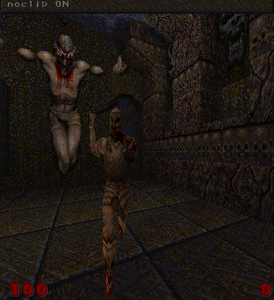QUAKE00.GIF. Early model of Knight.