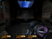 Notice the large pit...