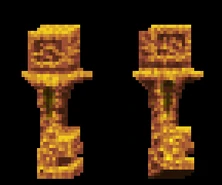Medieval Gold Key texture map