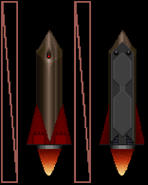 Texture map of the projectile