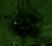 The Big Gun destroyed.