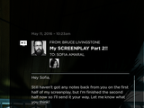 My SCREENPLAY Part 2!!