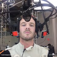 Shawn Ashmore during motion capture session of Quantum Break