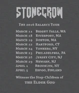 Texture detail of the back of Paul's shirt