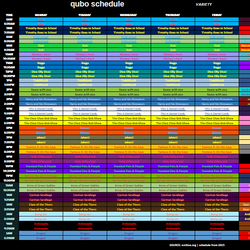 Qubo Schedule 2022