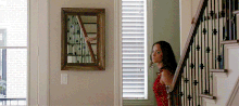 Teresa coming downstairs. un alma un mapa dos futuros. dylanobriyn.gif