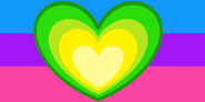 The pisexual/piamoric flag