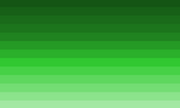 A gradient flag from dark green to light green