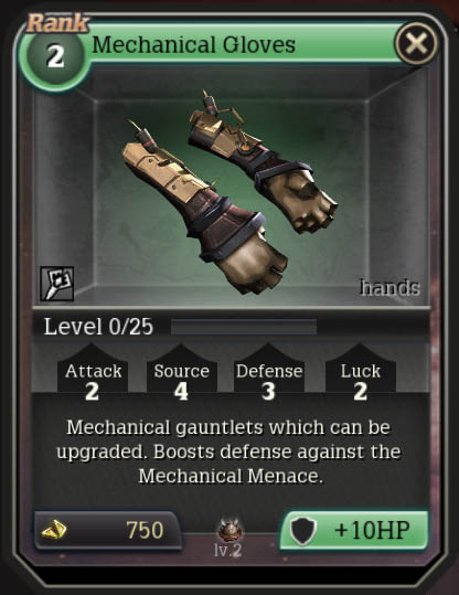 Mechanical Gloves | Quests & Sorcery Wiki | Fandom