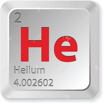símbolo de hélio