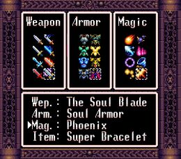 Equipment of Blazer