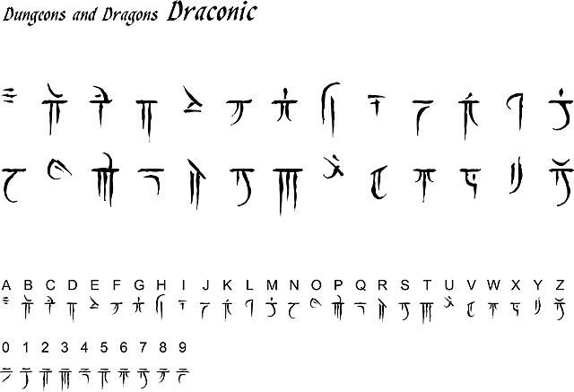 dragonborn alphabet
